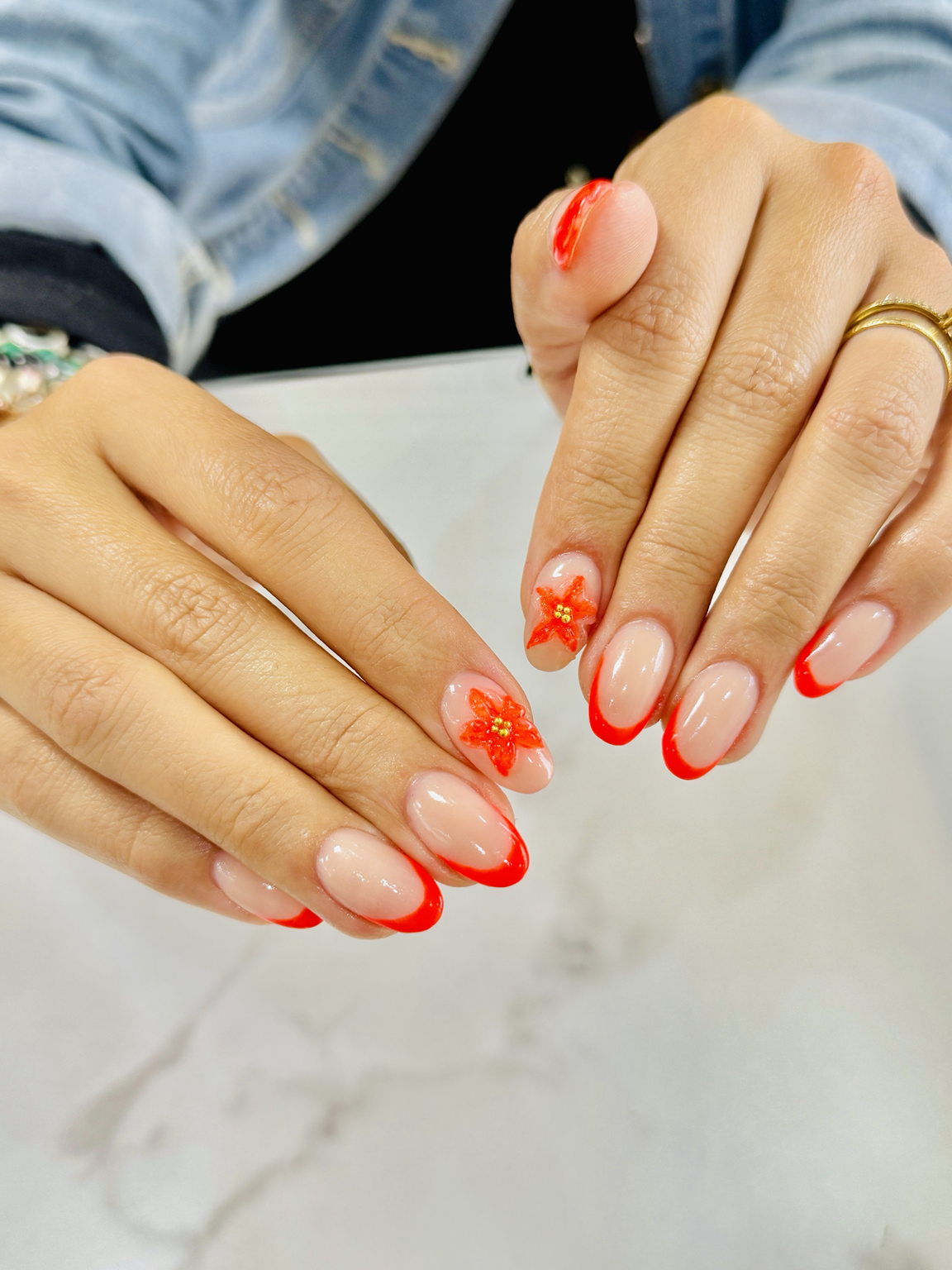 Ongles rouges NAYANA